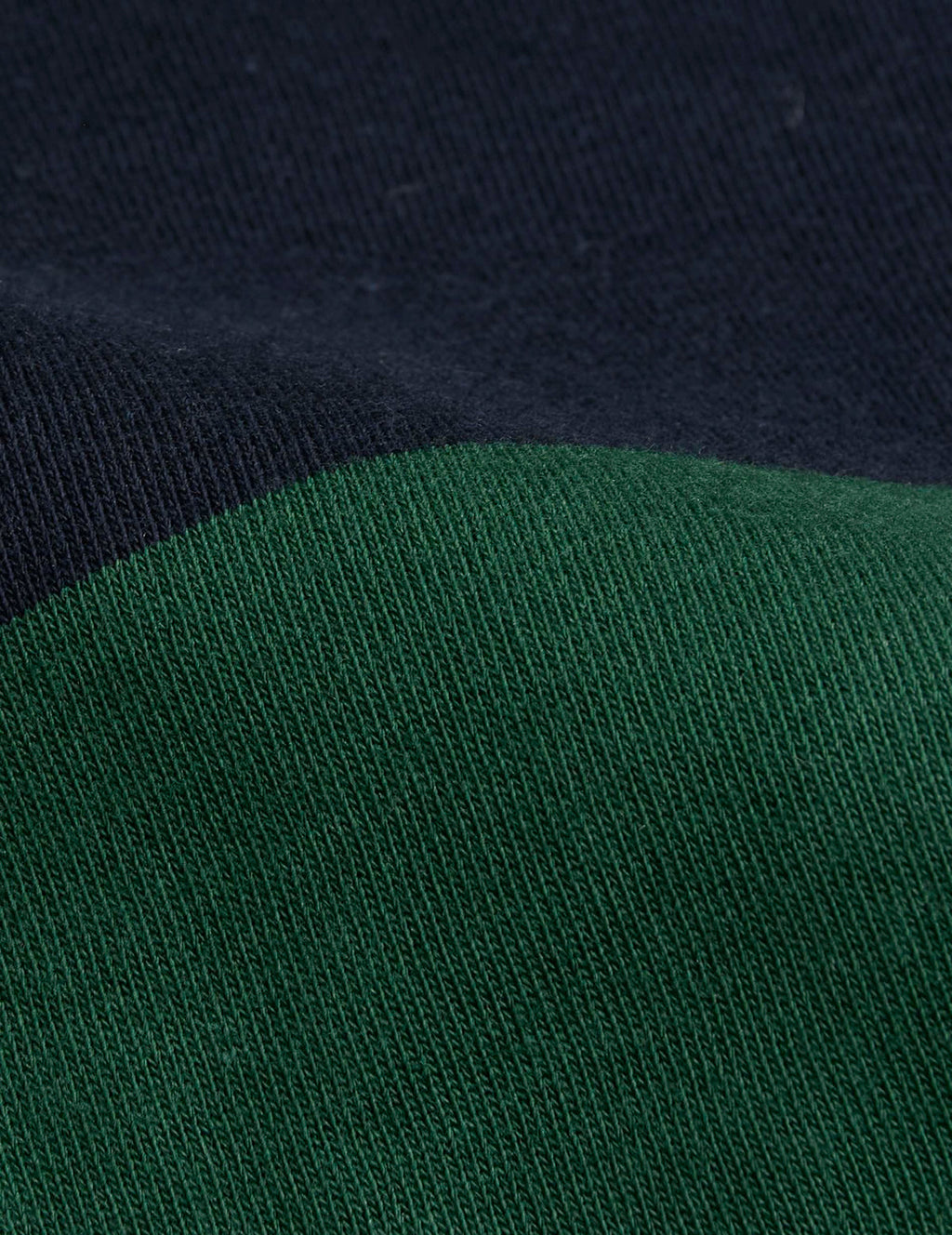 T-shirt Prosper en coton rayé marine et vert