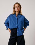 Chemise oversize Soffy rayée bleue