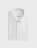 Chemise Semi-ajustée Voyage blanche