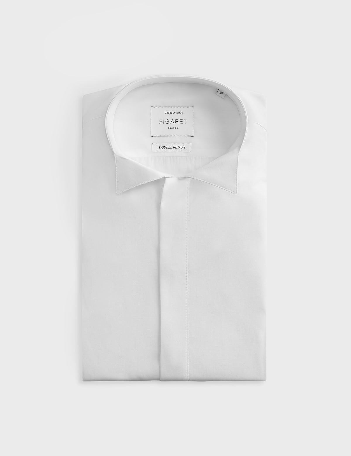 Chemise Ajustée gorge cachée blanche