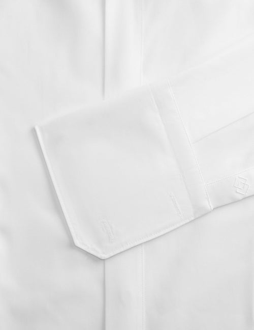 Chemise Ajustée gorge cachée blanche