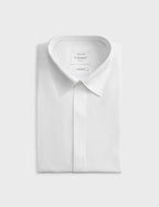 Chemise Ajustée gorge cachée blanche