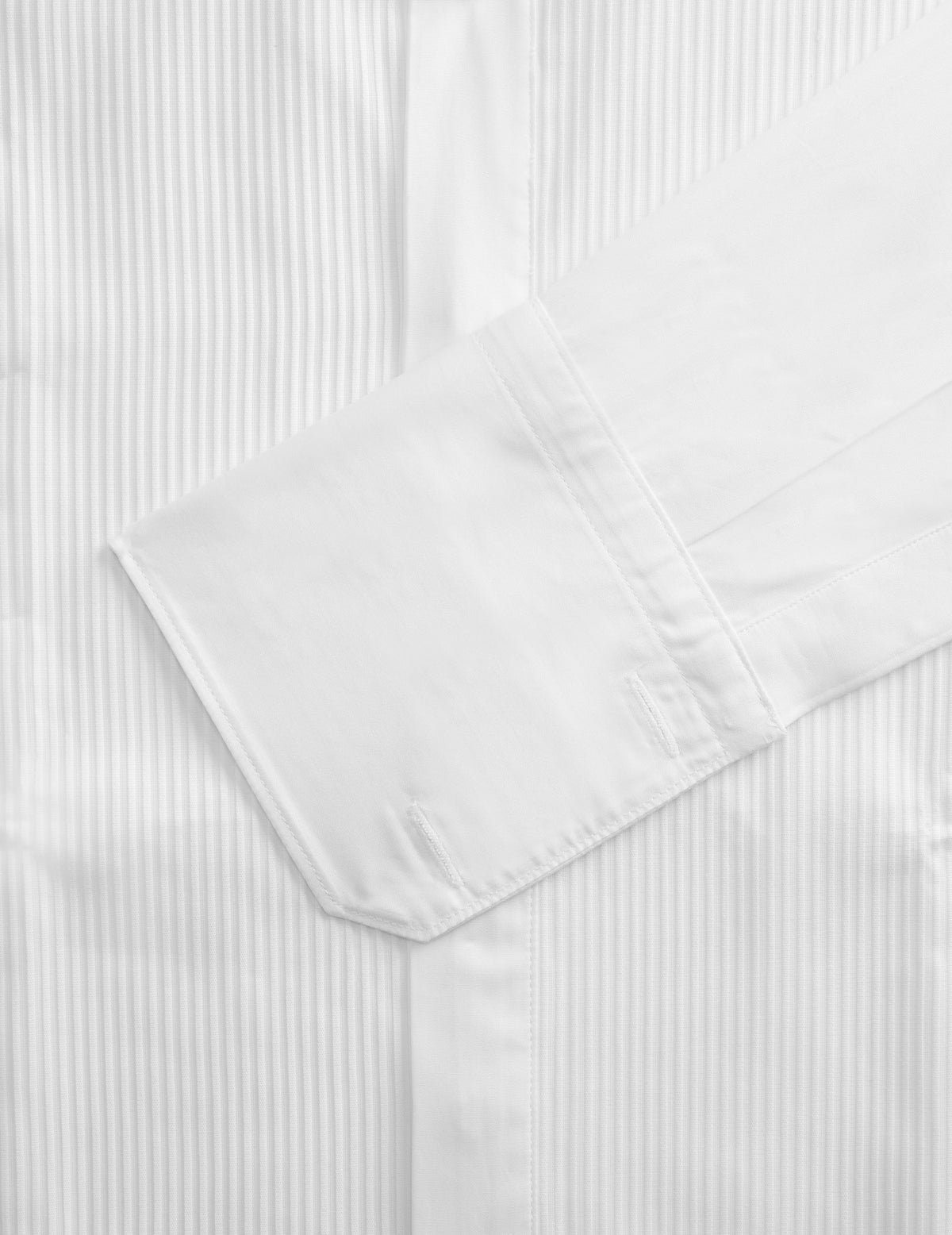 Chemise Semi-ajustée gorge cachée blanche
