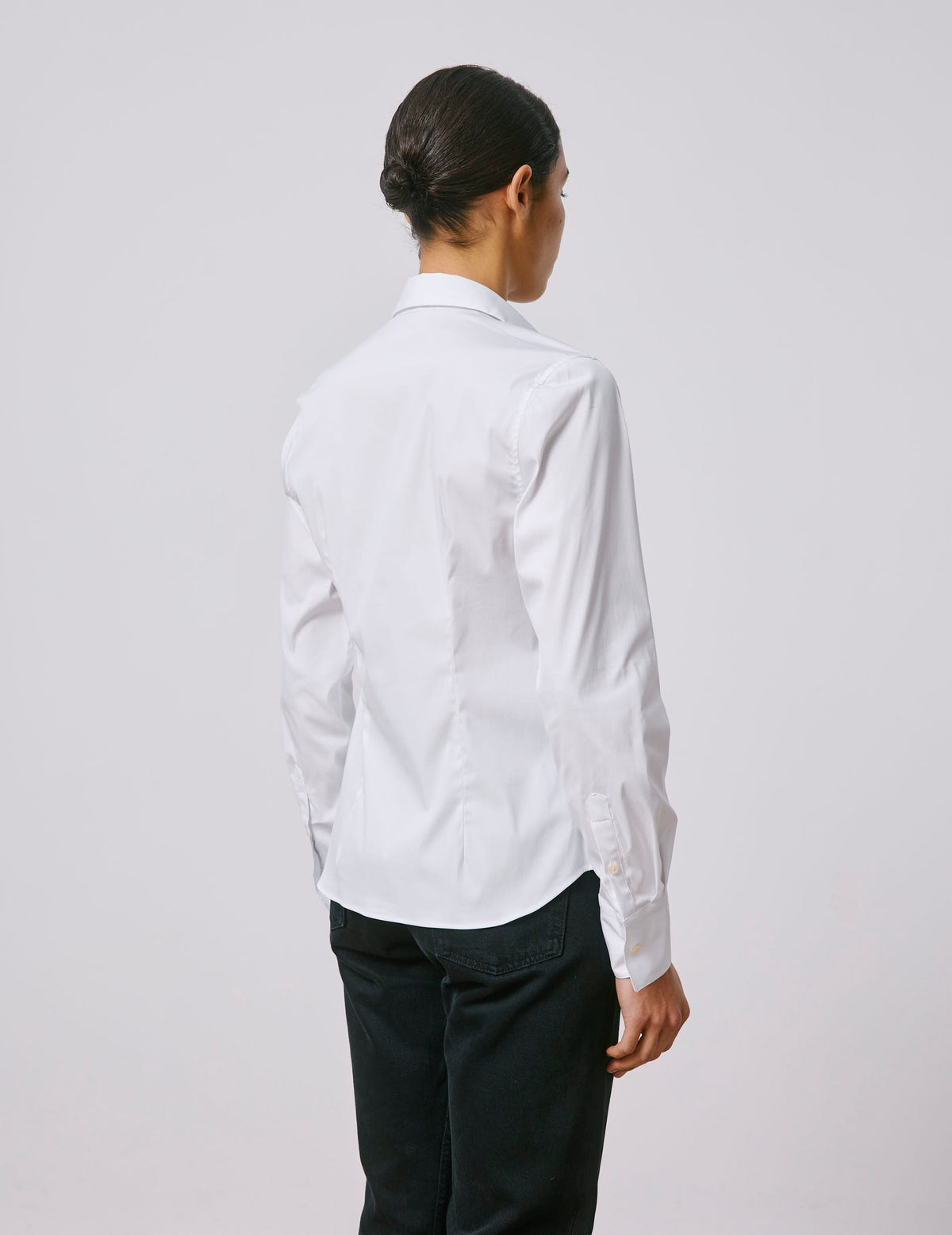 Chemise Anais stretch blanche
