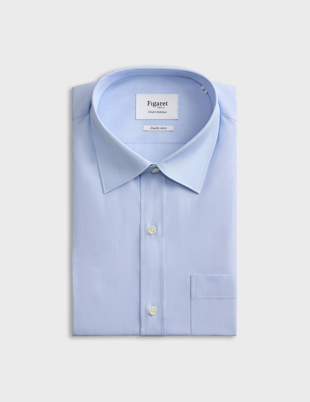 Chemise Classique rayée bleue