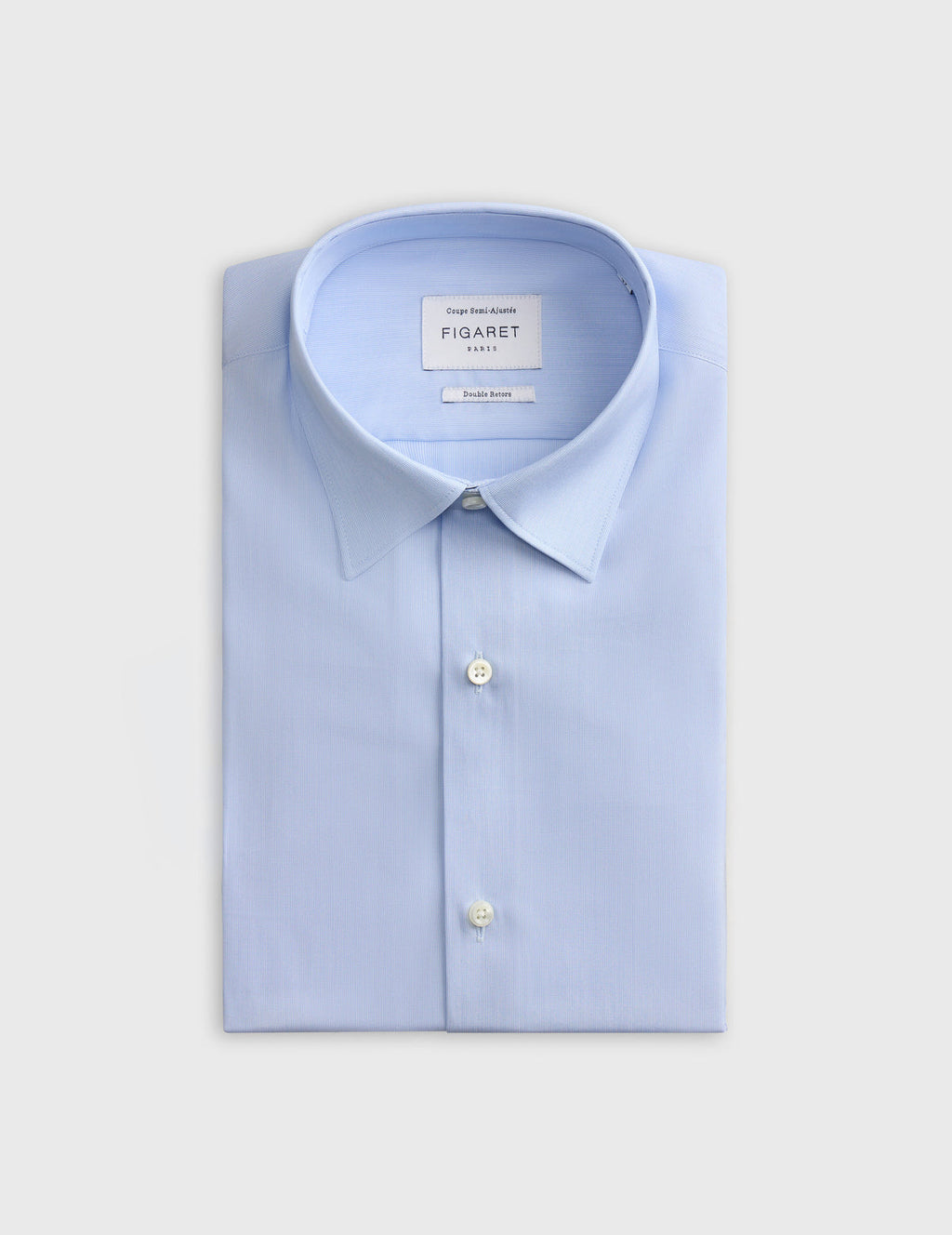 Chemise Semi-ajustée rayée bleue
