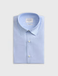 Chemise Semi-ajustée rayée bleue