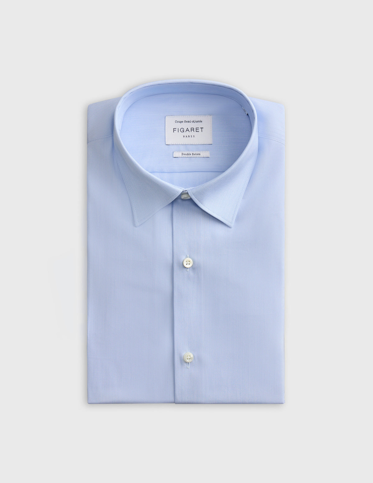 Chemise Semi-ajustée rayée bleue