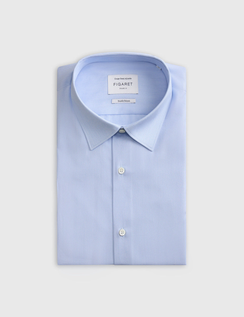 Chemise Semi-ajustée rayée bleue