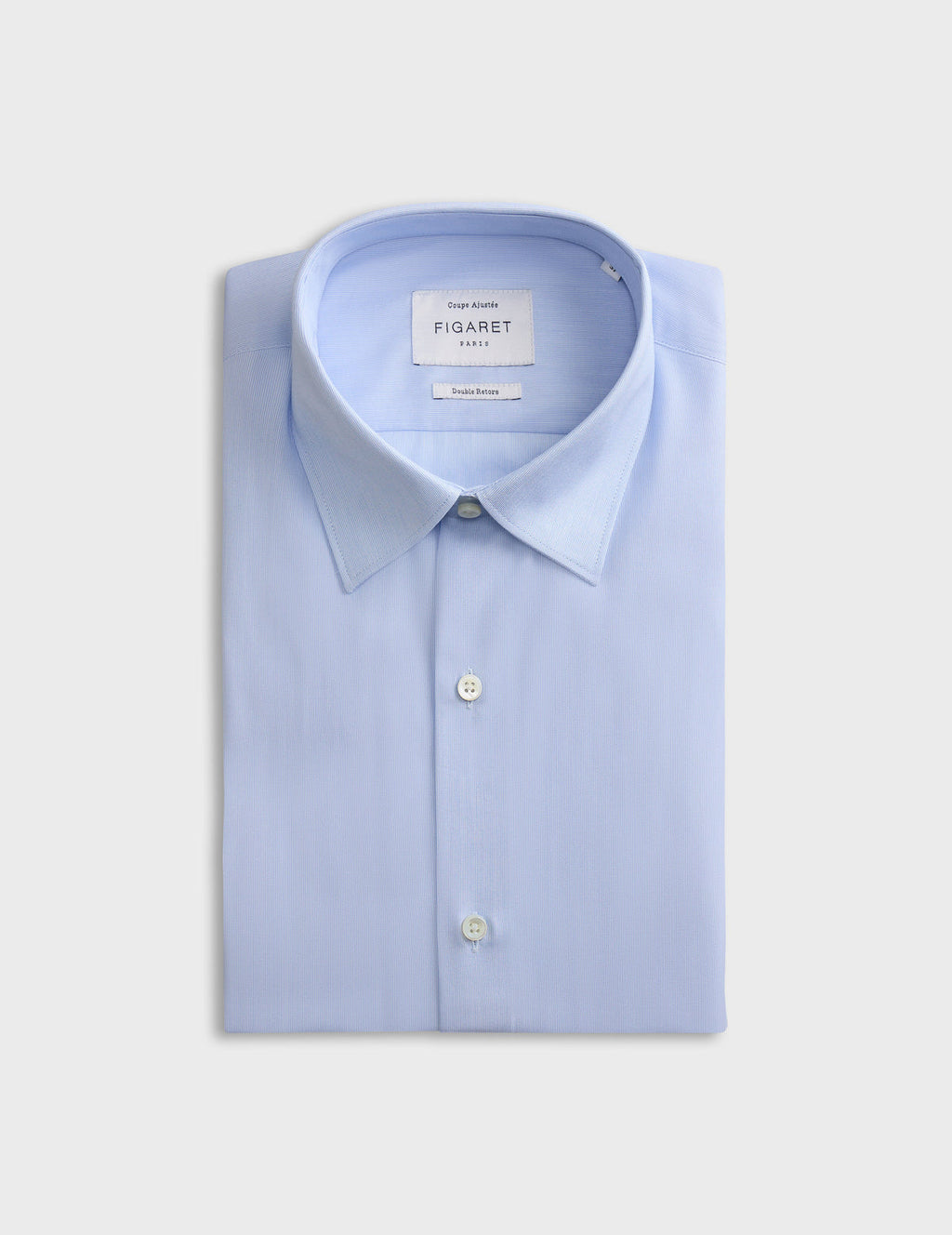 Chemise Ajustée rayée bleue
