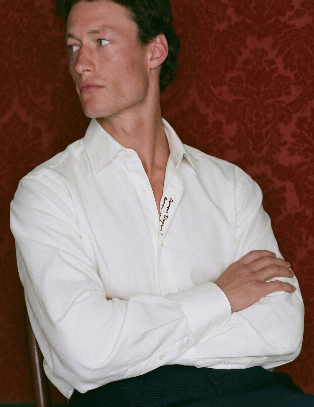 Chemise mixte Hugo blanche - View 2