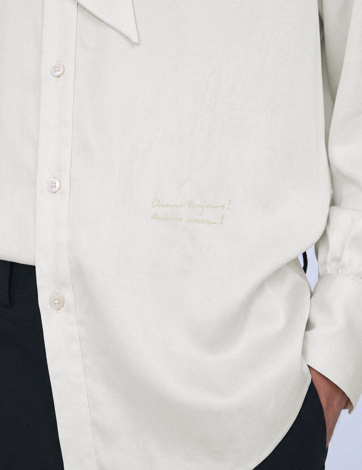 Chemise mixte Victor écrue