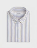 Chemise Gaspard rayée beige