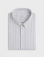 Chemise Gaspard rayée beige