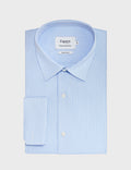 Chemise Semi-ajustée rayée bleue