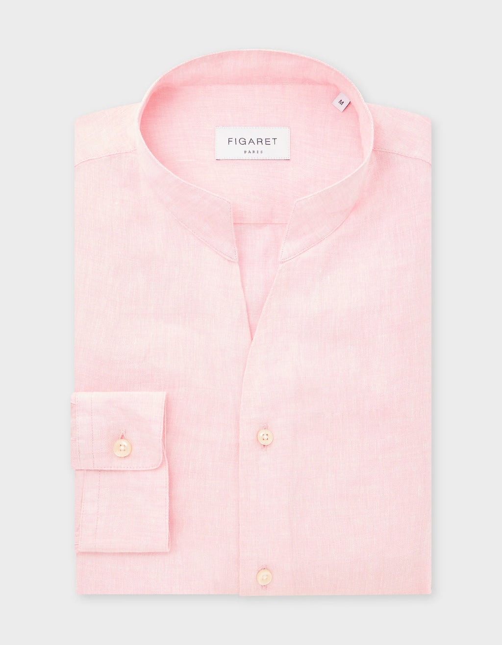 Chemise Carl en lin rose clair