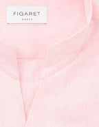Chemise Carl en lin rose clair